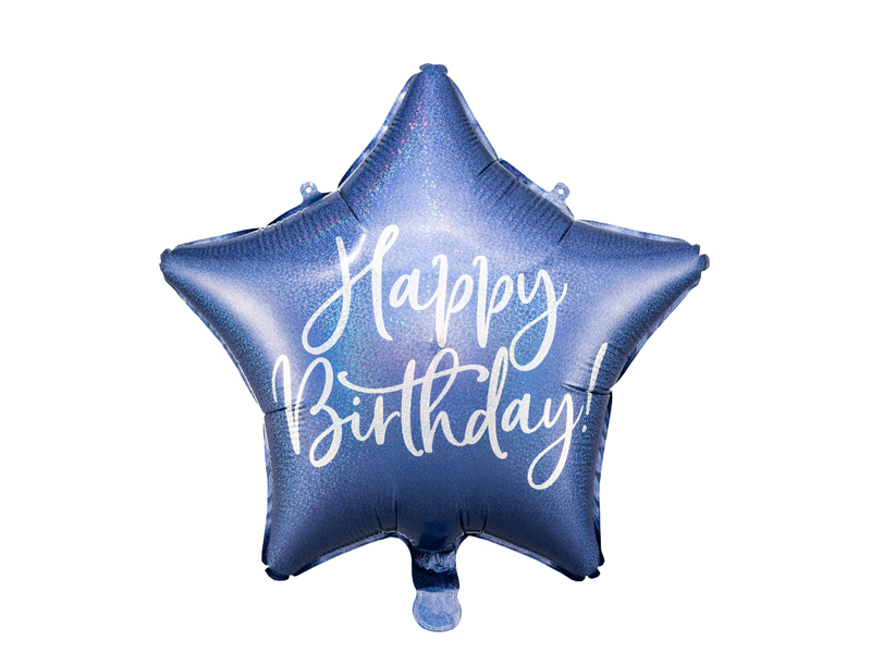 happy Birthday Script And Balloons Gift Wrapping Paper Blue - Spritz™ :  Target